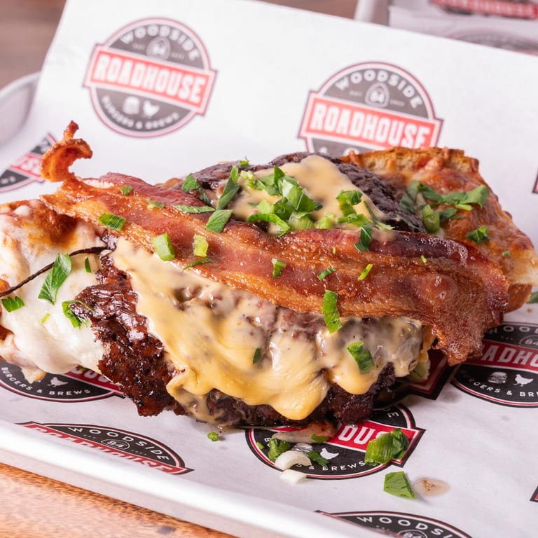 Indulge in Our Bacon Cheese Burger